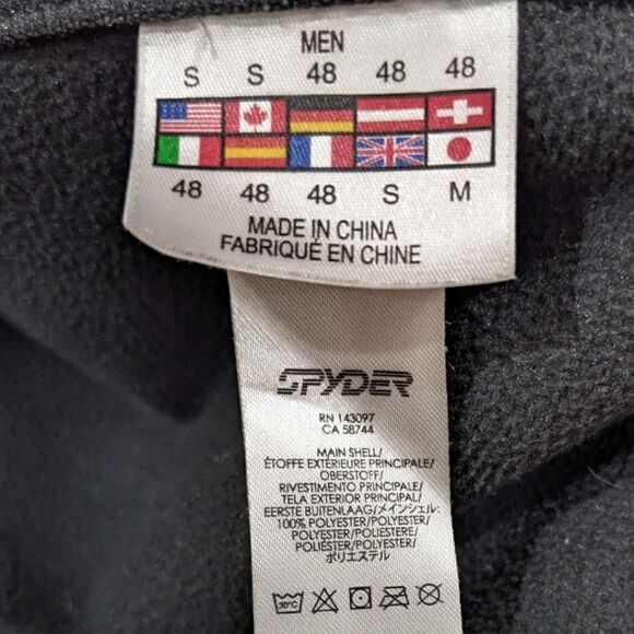 Spyder Men's Transport Soft Shell Jacket in Black Size S 2014 Edition - Picture 7 of 7